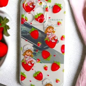 Strawberry Shortcake Phone Case Compatible With iPhone 14 Pro